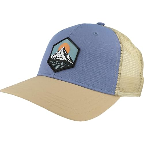 Eisley Unisex Glacier Cap Aus 100% Recyceltem Polyester Atmungsaktiv & Schnell Trocknend Snapbackverschluss, Milky Blue, Einheitsgröße EU von Eisley