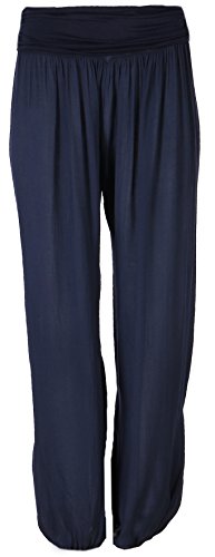 Eitex Leichte Haremshose OneSize in Viele Muster bis Größe 50 Übergröße Damen Sommerhose Pumphose Haremshose (H38, Einheitsgröße große Größen (Gr. 42-50)) von Eitex