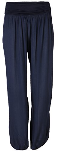 Eitex Leichte Haremshose OneSize in Viele Muster bis Größe 50 Übergröße Damen Sommerhose Pumphose Haremshose (H39, Einheitsgröße große Größen (Gr. 42-50)) von Eitex