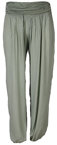 Eitex Leichte Haremshose OneSize in Viele Muster bis Größe 50 Übergröße Damen Sommerhose Pumphose Haremshose (H43, Einheitsgröße (Gr. 34-40)) von Eitex