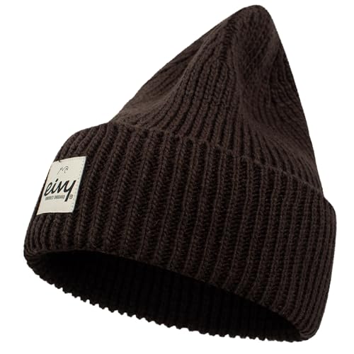 Eivy Damen Easter Rib Wool Beanie-Mütze, Black, One Size von Eivy