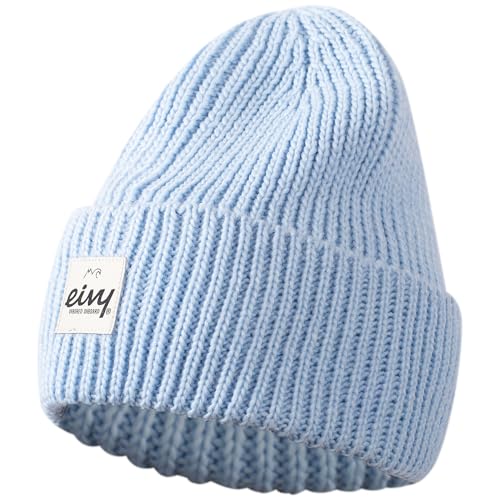 Eivy Damen Easter Rib Wool Beanie-Mütze, Faded Fog, One Size von Eivy