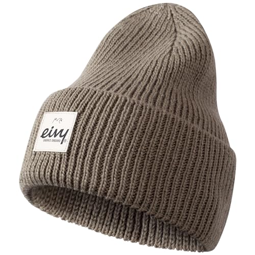 Eivy Damen Easter Rib Wool Beanie-Mütze, Faded Oak, Einheitsgröße von Eivy