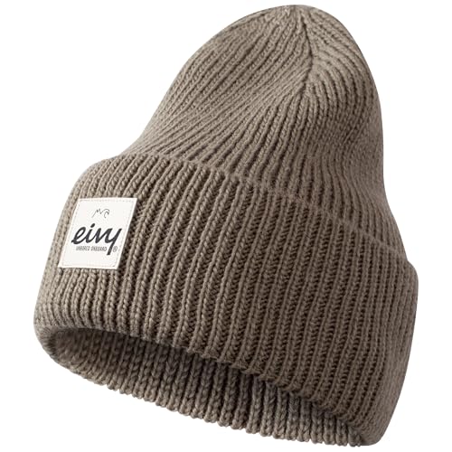 Eivy Damen Easter Rib Wool Beanie-Mütze, Faded Oak, Einheitsgröße von Eivy