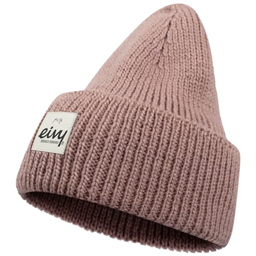 Eivy Damen Easter Rib Wool Beanie-Mütze, Faded Woodrose, Einheitsgröße von Eivy