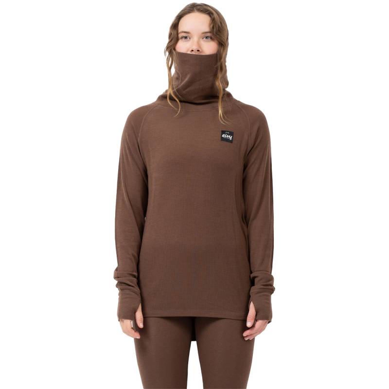 Eivy Damen Funktionsunterwäsche Icecold Wool Gaiter Rib Top von Eivy