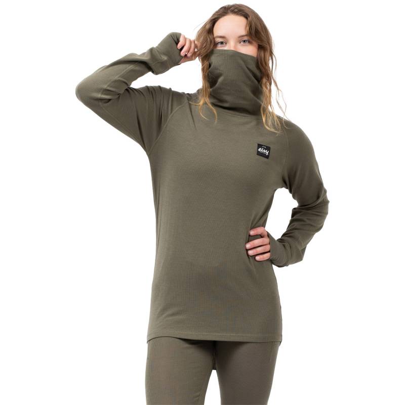 Eivy Damen Funktionsunterwäsche Icecold Wool Gaiter Rib Top von Eivy