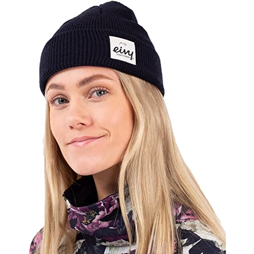 Eivy Damen Knit Wool Beanie-Mütze, Navy, Einheitsgröße von Eivy