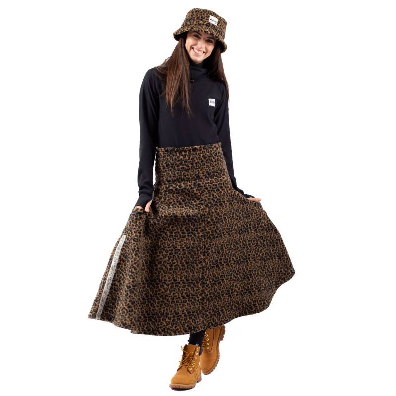 Eivy Damen Maxirock Valley Sherpa Skirt von Eivy