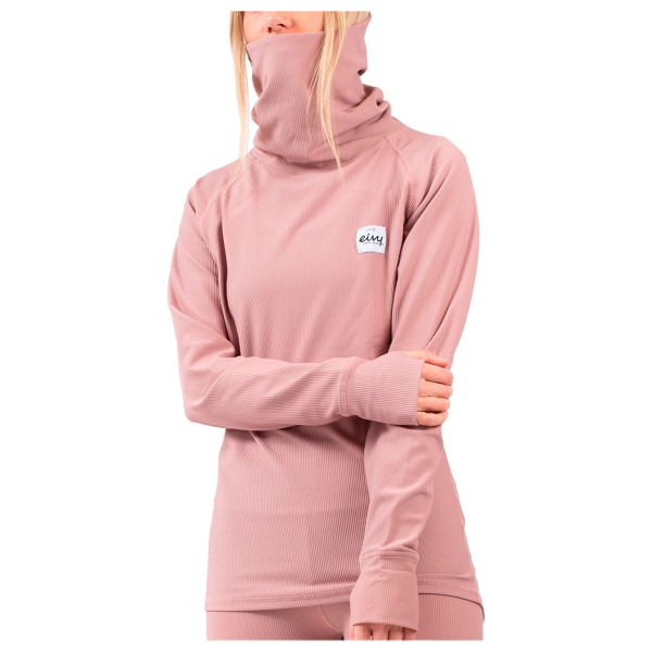 Eivy - Women's Icecold Gaiter Rib Top - Longsleeve Gr M rosa von Eivy