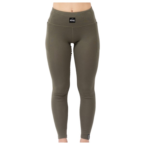 Eivy - Women's Pocket Wool Rib Tights - Merinounterwäsche Gr XS braun von Eivy