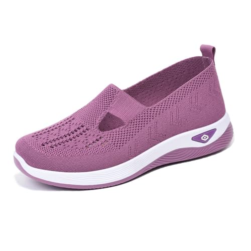 Ejoyiso Annelie Sommerschuh Damen, Comfortable Orthopaedic Mesh Shoes Leicht, Atmungsaktiv, Slip-On Rutschfeste Sohle (D, Erwachsene, Damen, 36, Numerisch, EU Schuhgrößensystem, M) von Ejoyiso