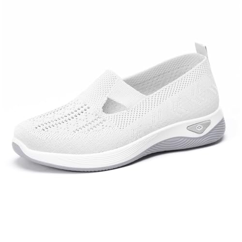 Ejoyiso Annelie Sommerschuh Damen, Comfortable Orthopaedic Mesh Shoes Leicht, Atmungsaktiv, Slip-On Rutschfeste Sohle (K, Erwachsene, Damen, 39, Numerisch, EU Schuhgrößensystem, M) von Ejoyiso