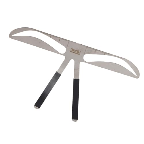 Augenbrauen Schablonen für Anfänger, Wiederverwendbar Augenbrauenlineal Frauen Augenbraue Zeichnung Karte Positionierungs Balance Messwerkzeug DIY Makeup Augenbrauen Werkzeuge (Gewölbte Augenbrauen) von Ejoyous