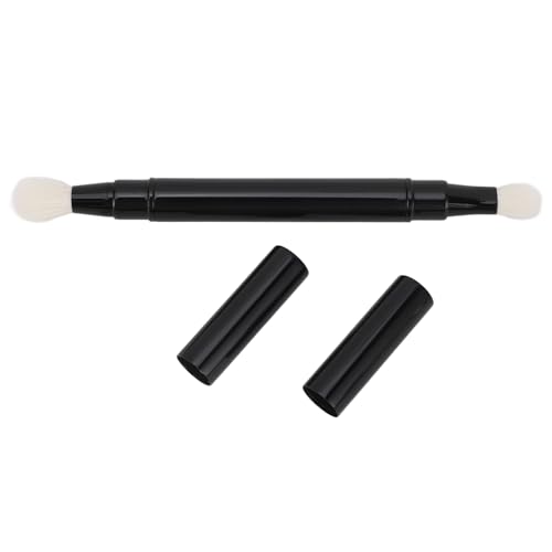 Ejoyous Doppelter Lidschattenpinsel, Kleiner Lidschatten-Make-up-Pinsel, Einziehbarer Tragbarer Doppelseitiger Augen-Make-up-Pinsel für Reisen Im Freien von Ejoyous
