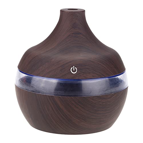 Luftbefeuchter Schlafzimmer, 300 ml Diffuser ätherische öle Raumbefeuchter mit Holzmaserung und Bunte LED-Nachtlicht Humidifier für Büro Auto Zuhause Luftbefeuchter Schlafzimmer, 300 ml Diffuser ätherische öle Raumbefeuchter mit Holzmaserung und Bunte LED-Nachtlicht Humidifier für Büro Auto Zuhause von Ejoyous