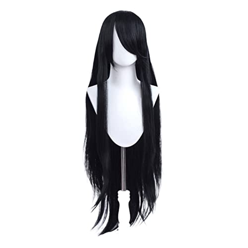 Cosplay-Perücken mit Pony 100 cm lange, gerade, mehrfarbige Damenperücke Modedekoration (Color : 32, Size : 100cm) von EkeNoz