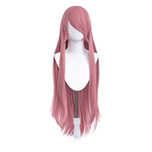 Cosplay-Perücken mit Pony 100 cm lange, gerade, mehrfarbige Damenperücke Modedekoration (Color : 8, Size : 100cm) von EkeNoz