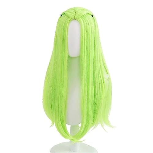 Grüne Farbverlauf-Anime-Cosplay-Perücke, Farbverlauf, Hochtemperatur-Seide, trendige Mode for Damen Modedekoration (Color : 2, Size : 1) von EkeNoz