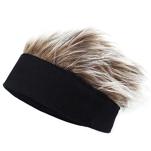 Herren-Perücke, Haarband, kurzes Haar, Zoll, hübscher Kopf, Set in verschiedenen Stilen, modisches Perücken-Haar-Set Modedekoration (Color : 3, Size : 1) von EkeNoz