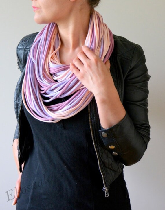 strickkette Aus 100% Baumwolle , Rundschal Tube Schlauchschal, Loop von Ekoszale