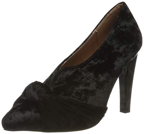 El Caballo Damen Pilas T-Spangen Pumps, Schwarz, 37 EU von Bluebags