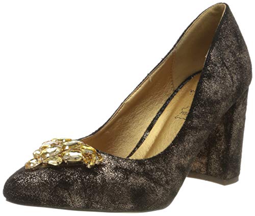 El Caballo Damen Trobal T-Spangen Pumps, Beige von EL CABALLO