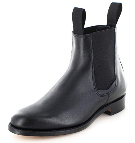 El Estribo Unisex Stiefelette 1691 Negro Chelsea Boot Lederstiefelette Schwarz 40 EU von El Estribo
