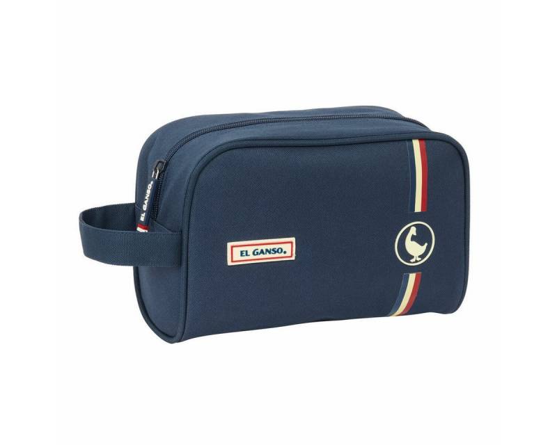El Ganso Kulturbeutel Reise-Toilettentasche El Ganso Eclipse Marineblau 24 x 15 x 10 cm von El Ganso