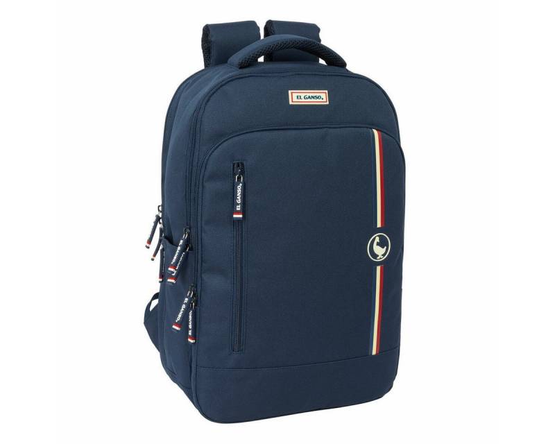 El Ganso Rucksack Rucksack Freizeitrucksack Sportrucksack usb el ganso Marineblau 29 x 4 von El Ganso