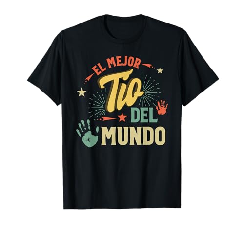 El Mejor Tio Del Mundo Tio mit amerikanischer Flagge für Herren T-Shirt von El Mejor Family Del Mundo Tee Clothing