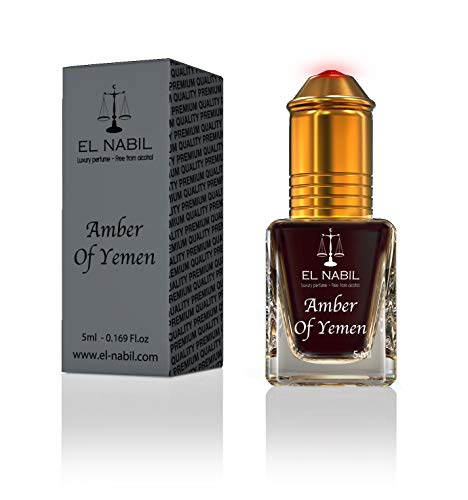 Amber of Yemen 5ml Parfum Duft - El Nabil Misk Musk Moschus Parfümöl für HERREN & DAMEN - Oil Attar Scent von EL NABIL