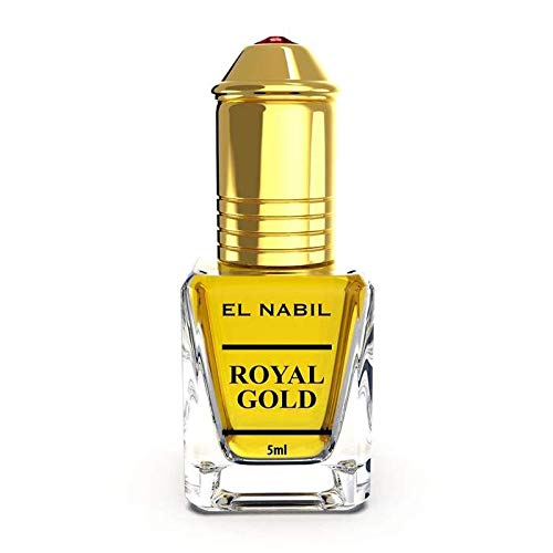 El Nabil Parfum - Royal Gold 5 ml Parfümöl - Oil Attar Moschus Misk alkoholfrei,Musk hochwertig, orientalisch, arabisch, oud, natural perfume, amber, attar scent von EL NABIL