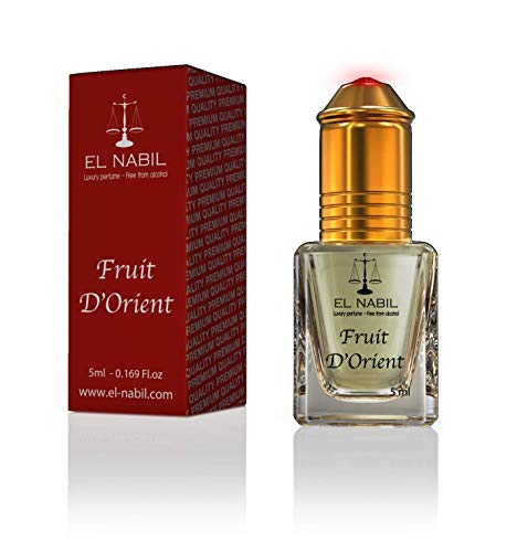 Fruit D'Orient 5ml Parfum Duft - El Nabil Misk Musk Moschus Parfümöl für HERREN & DAMEN - Ätherische Essenzen Natur Perfume Oil Attar Scent von EL NABIL