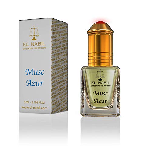 Musc Azur 5ml Parfum Duft - El Nabil Misk Musk Moschus Parfümöl für MANN & HERREN - Oil Attar Scent von EL NABIL