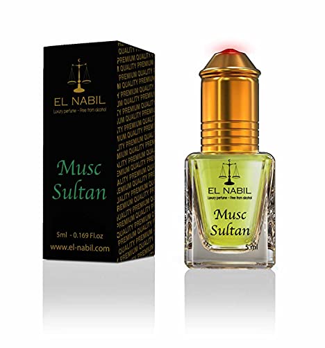 Musc Sultan 5ml Parfum Duft - El Nabil Misk Musk Moschus Parfümöl für HERREN & MANN - Oil Attar Scent von EL NABIL