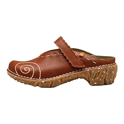 El Naturalista Damen Clogs Yggdrasil, Frauen Slipper,Wechselfußbett,Freizeitschuhe,Plateau-Sohle,Schlupfschuhe,Slip-ons,Wood,40 EU / 7 UK von El Naturalista