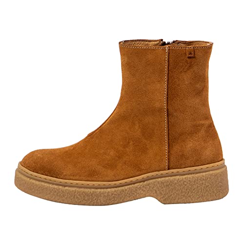 El Naturalista Damen Ankle Boots ARPEA, Frauen Stiefeletten,Wechselfußbett,Warmfutter,flach,Stiefel,Bootee,Booties,Toffee,41 EU / 7.5 UK von El Naturalista