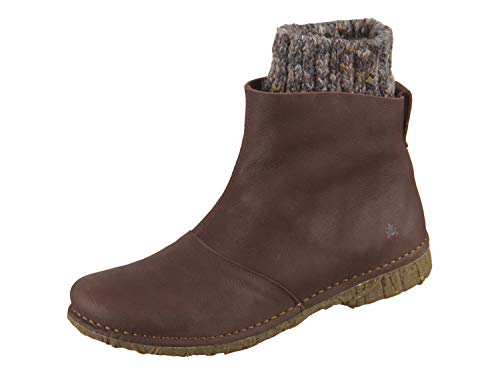 El Naturalista Damen ANKLE BOOTS ANGKOR, Frauen Stiefelette, stiefel boot halbstiefel bootie reißverschluss damen frauen lady,BROWN,37 EU / 4 UK von El Naturalista