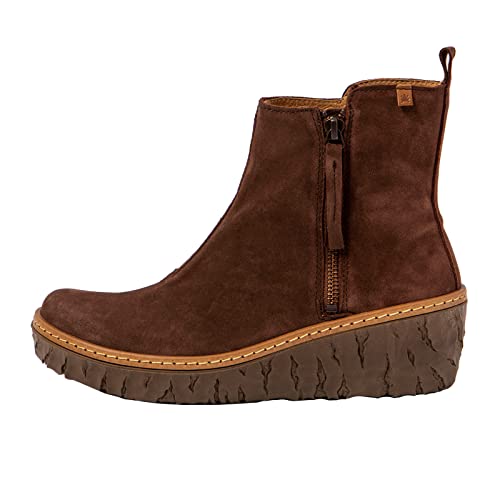 El Naturalista Damen Ankle Boots Myth Yggdrasil, Frauen Stiefeletten,Wechselfußbett,reißverschluss,Stiefel,Bootee,Chocolate,39 EU / 6 UK von El Naturalista