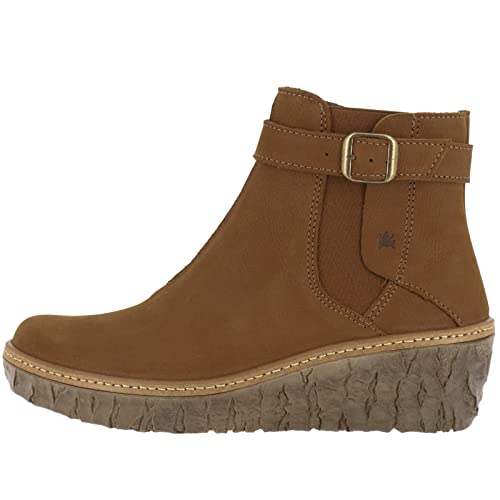 El Naturalista Damen Ankle Boots Myth Yggdrasil, Frauen Stiefeletten,Wechselfußbett,uebergangsschuhe,uebergangsstiefel,flach,Wood,36 EU / 3.5 UK von El Naturalista