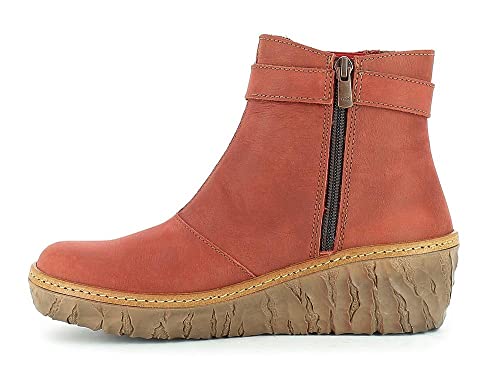 El Naturalista Damen Ankle Boots Myth Yggdrasil, Frauen Stiefeletten,lose Einlage,uebergangsstiefel,Freizeit,Rot (Caldera),37 EU / 4 UK von El Naturalista