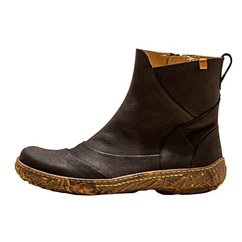 El Naturalista Damen Ankle Boots Nido, Frauen Stiefeletten,Wechselfußbett,Kurzstiefel,uebergangsschuhe,uebergangsstiefel,Black,37 EU / 4 UK von El Naturalista