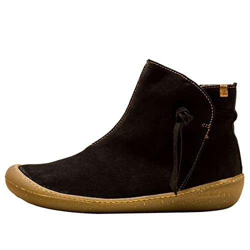 El Naturalista Damen Ankle Boots PAWIKAN, Frauen Stiefeletten,Wechselfußbett,halbstiefel,Kurzstiefel,uebergangsschuhe,Black,40 EU / 7 UK von El Naturalista