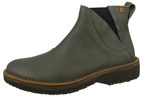 El Naturalista Damen Ankle Boots Volcano, Frauen Stiefeletten,lose Einlage,flach,Woman,Ladies,Boots,Stiefel,Bootee,leger,Grau (Grey),37 EU / 4 UK von El Naturalista