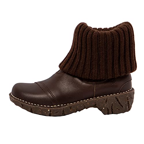 El Naturalista Damen Ankle Boots Yggdrasil, Frauen Stiefeletten,Wechselfußbett,Kurzstiefel,uebergangsschuhe,Brown,40 EU / 7 UK von El Naturalista