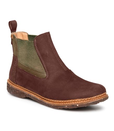 El Naturalista Damen Ankle Boots Yggdrasil, Frauen Stiefeletten,flach,Stiefel,Bootee,Booties,halbstiefel,Kurzstiefel,Brown-Forest,41 EU / 7.5 UK von El Naturalista