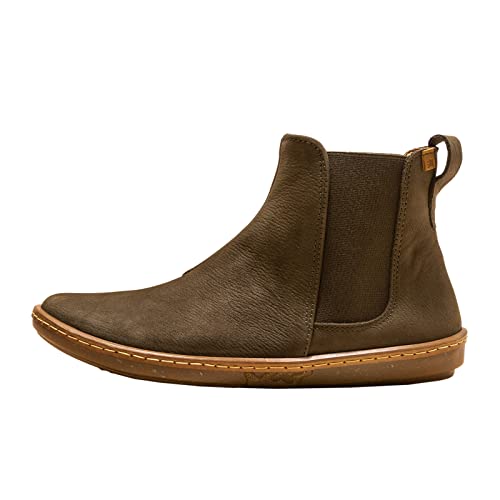 El Naturalista Damen Chelsea Boots Coral, Frauen Stiefeletten,Wechselfußbett,halbstiefel,Kurzstiefel,uebergangsschuhe,Forest,40 EU / 7 UK von El Naturalista