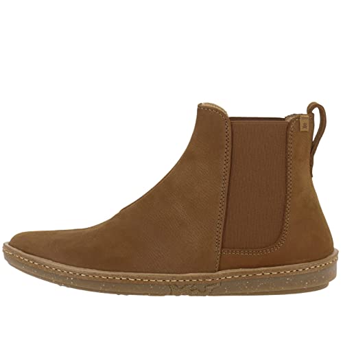 El Naturalista Damen Chelsea Boots Coral, Frauen Stiefeletten,Wechselfußbett,uebergangsschuhe,uebergangsstiefel,flach,Bootee,Wood,37 EU / 4 UK von El Naturalista