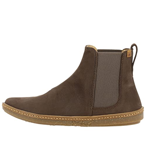 El Naturalista Damen Chelsea Boots Coral, Frauen Stiefeletten,Wechselfußbett,uebergangsstiefel,Schlupfstiefel,flach,Stiefel,Brown,36 EU / 3.5 UK von El Naturalista